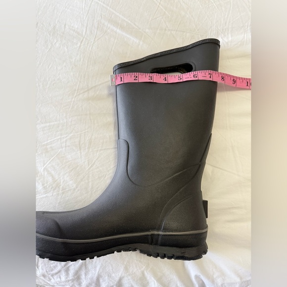 Bogs | Mens SZ 10 | Classic Black Tall Rubber Rain Boots | 525540 - Picture 10 of 12